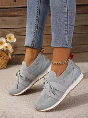 Damskie modne buty codzienne, lekkie, amortyzujące podeszwy, oddychające, tkane, siateczkowe buty do biegania,